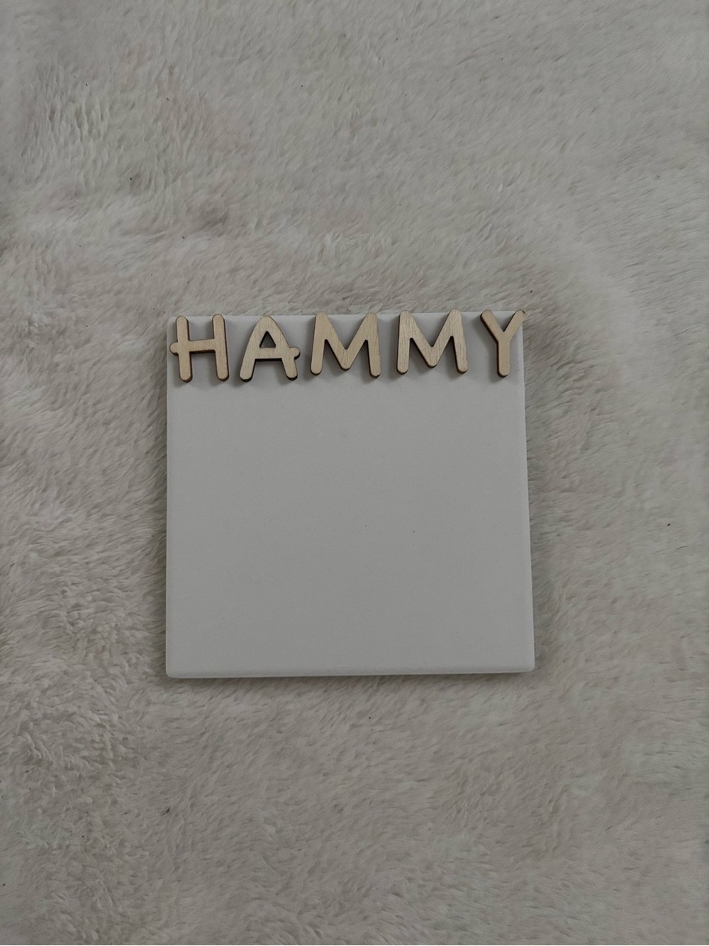 Custom name cooling tile!